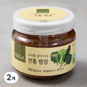 올가홀푸드 전통 쌈장, 500g, 2개