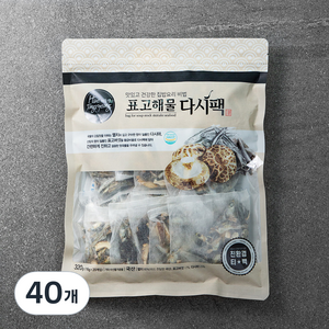 해통령 표고해물 다시팩, 16g, 40개