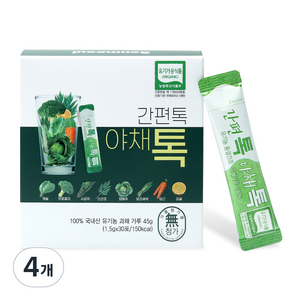 산마을 간편 야채톡, 45g, 4개