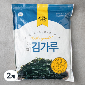 김이가 조미김가루, 1kg, 2개