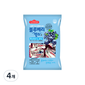 일광제과 블루베리 젤리, 280g, 4개