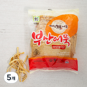 대림선 부산 어묵 마당놀이2 20장, 1kg, 5개