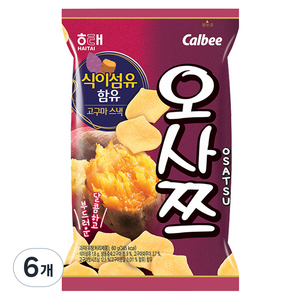 해태제과 오사쯔, 60g, 6개