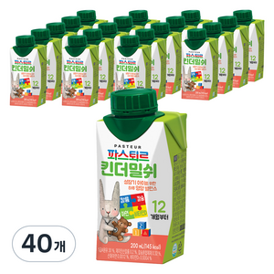 파스퇴르 킨더밀쉬 200ml, 40개