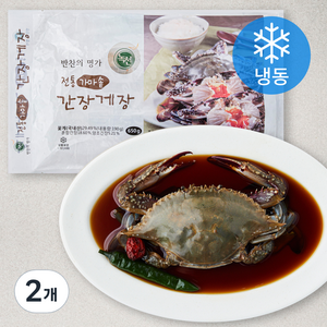 전통가마솥 간장게장 (냉동), 650g, 2개