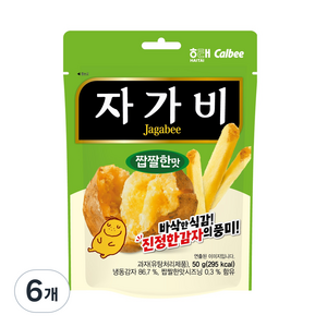 해태제과 해태 자가비 짭짤한맛, 50g, 6개