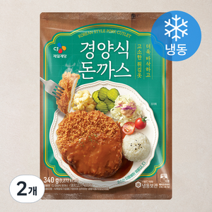 CJ제일제당 경양식 돈까스 (냉동), 340g, 2개