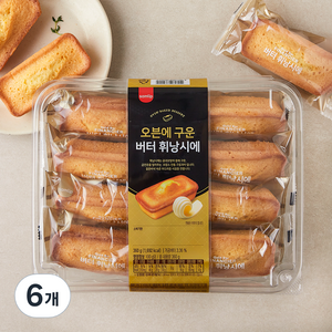 삼립 오븐에 구운 버터 휘낭시에, 360g, 6개