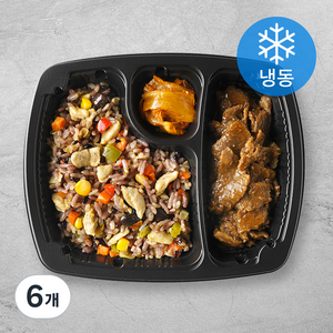 도시락연구소 탄두리볶음밥 & 광양식제육 (냉동), 225g, 6개