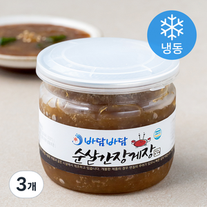 바담바담 순살 간장게장 (냉동), 3개, 200g