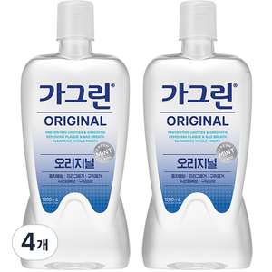 가그린 오리지널 구강청결제, 1.2L, 4개