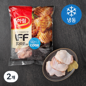 하림 IFF 닭다리살 (냉동), 2kg, 2개