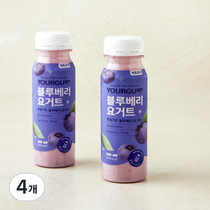 유얼거트 블루베리 요거트, 4개, 190ml