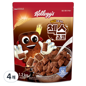 켈로그 첵스초코, 1.2kg, 4개