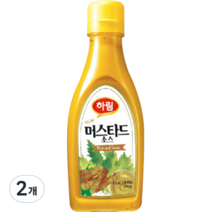 하림 뉴 머스타드 소스, 280g, 2개