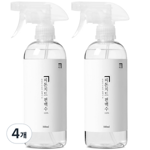 살림백서 피톤치드 편백수 실내탈취제 본품, 4개, 500ml