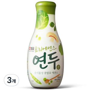 연두 요리에센스 순, 500ml, 3개