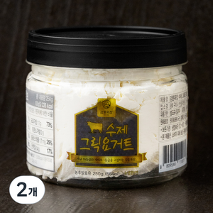 강훈목장 수제 그릭요거트, 250g, 2개