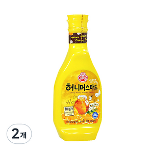 오뚜기 허니머스타드 소스, 535g, 2개