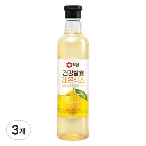 백설 건강발효 레몬식초, 800ml, 3개