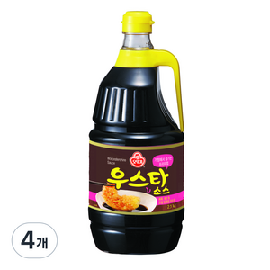 [오뚜기] 우스타 소스, 2.1kg, 4개