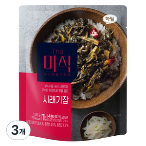 더미식 시래기장 덮밥소스, 150g, 3개