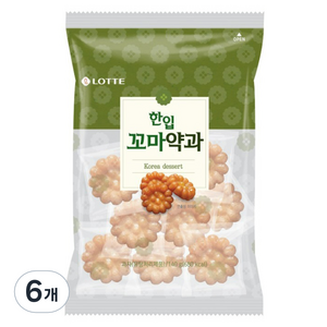 한입꼬마약과, 140g, 6개