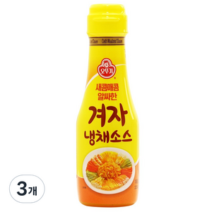 오뚜기 겨자냉채소스, 250g, 3개