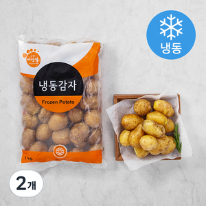 마당발 냉동 알감자 (냉동), 1kg, 2개