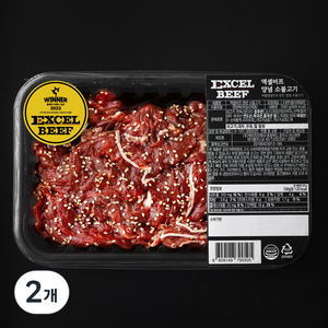 엑셀비프 양념 소불고기, 500g, 2개