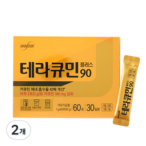 HANDOK 테라큐민 플러스90, 60g, 2개