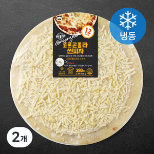 푸딩팩토리 고르곤졸라 씬피자 (냉동), 390g, 2개