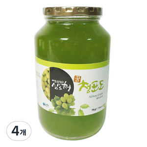 심's청 꿀 청포도차, 1kg, 1개입, 4개