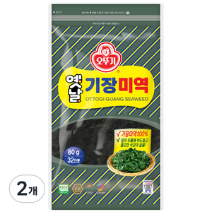 오뚜기 옛날 기장 미역, 80g, 2개