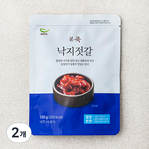 본죽 낙지젓갈, 130g, 2개