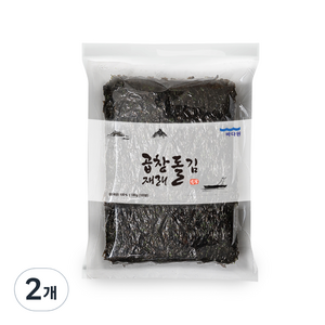 바다원 곱창 재래 돌김 100p, 180g, 2개