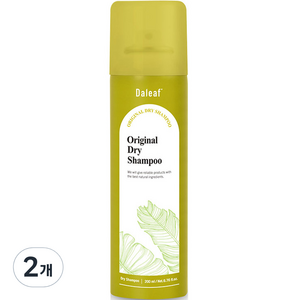 달리프 오리지널 드라이 샴푸 허브향, 200ml, 2개