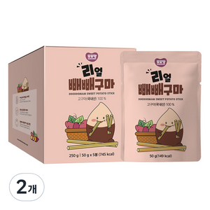 또또맘 리얼 빼빼구마, 250g, 2개