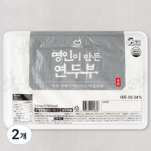 한둘 명인이 만든 연두부, 3.5kg, 2개