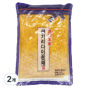 토호식품 샌기리다이꽁 채, 1kg, 2개