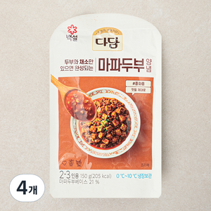 다담 마파두부 양념, 150g, 4개