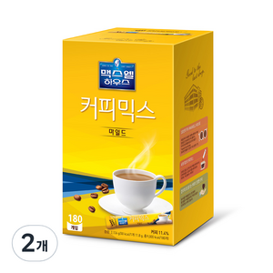 맥스웰하우스 동서 커피믹스 마일드 스틱형, 12g, 180개입, 2개