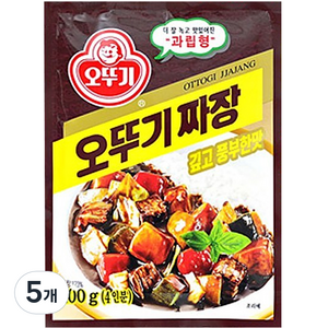 오뚜기 짜장 깊고 풍부한맛, 100g, 5개