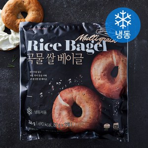 존쿡마스터의브레드 곡물 쌀 베이글 (냉동), 246g, 1개