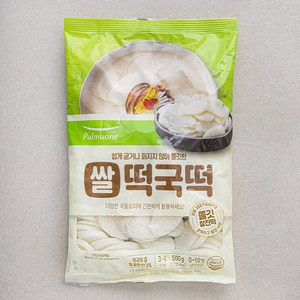 풀무원 쌀 떡국떡, 500g, 1개