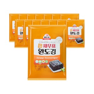 새우표 완도 오리지널 전장김, 25g, 15개