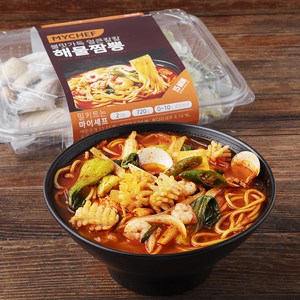 마이셰프 불맛가득 얼큰칼칼 해물짬뽕 밀키트 2인분, 720g, 1개