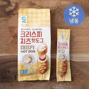 청정원 크리스피치즈 핫도그 5개입 (냉동), 375g, 1개