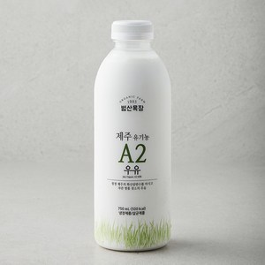 유기농 인증 제주 A2 우유, 750ml, 1개