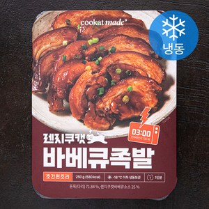 쿠캣 렌지쿠캣 바베큐족발 (냉동), 250g, 1개